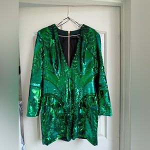 Balmain x H&M Sequin Mini Dress Size 10